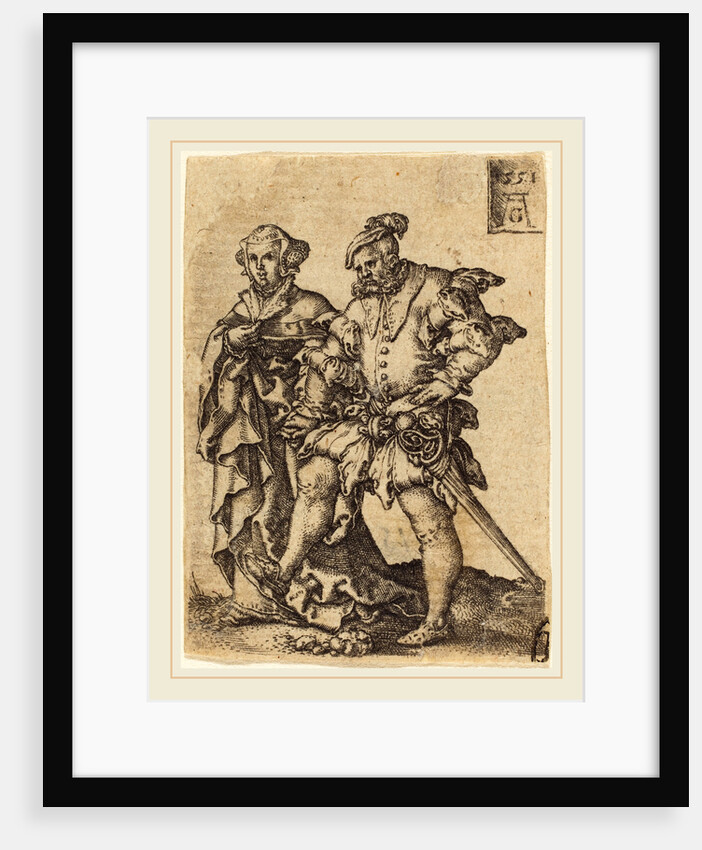 Dancing Couple, 1551 by Heinrich Aldegrever