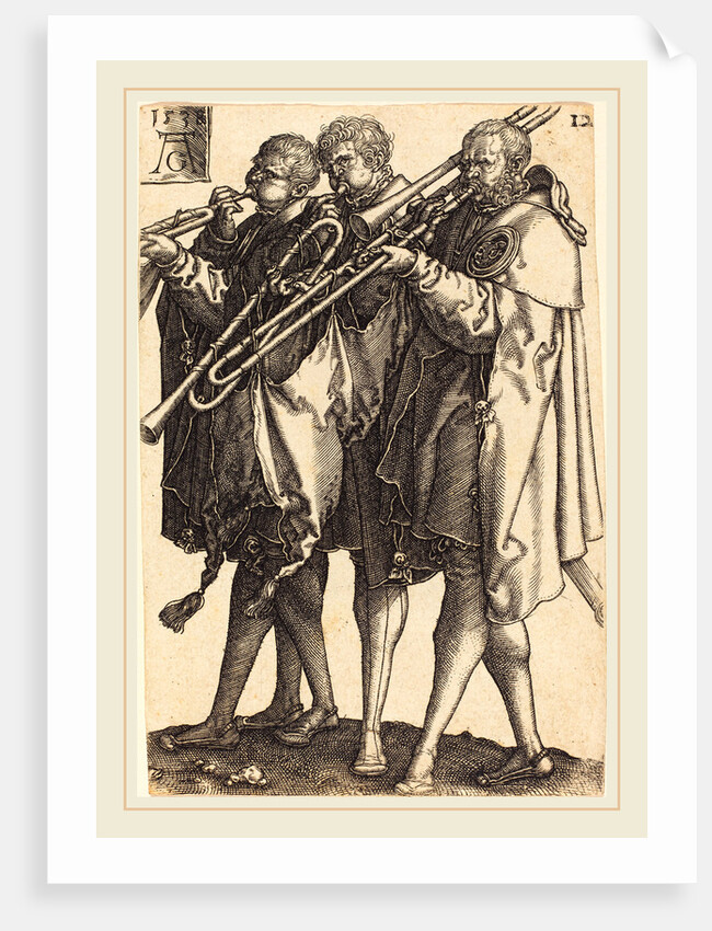 Large Wedding Dancers, 1538 by Heinrich Aldegrever