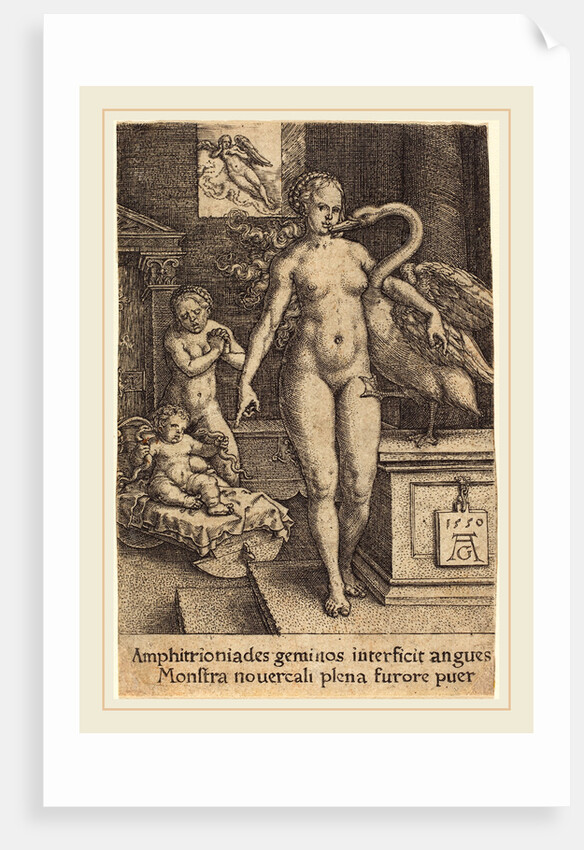 Hercules as a Child, 1550, by Heinrich Aldegrever