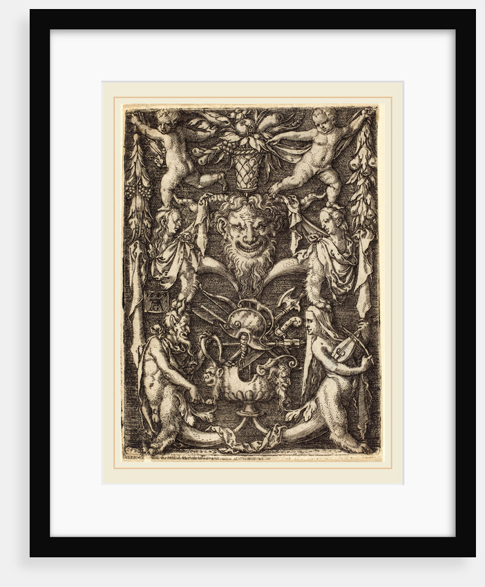 Ornament with Mask, 1550 by Heinrich Aldegrever