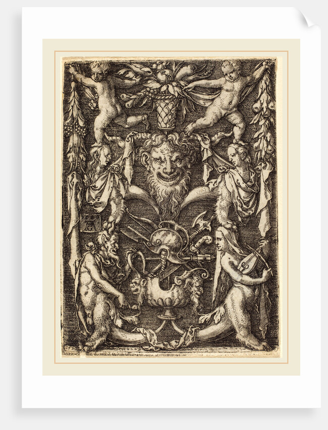 Ornament with Mask, 1550 by Heinrich Aldegrever