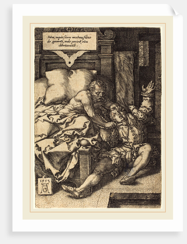 The Severe Father, 1553, by Heinrich Aldegrever