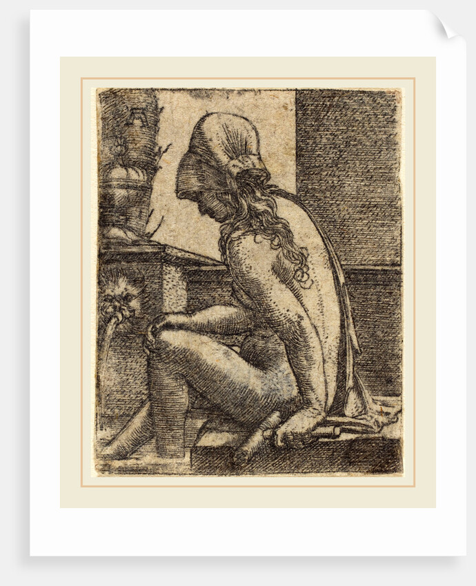 Bathing Woman by Albrecht Altdorfer