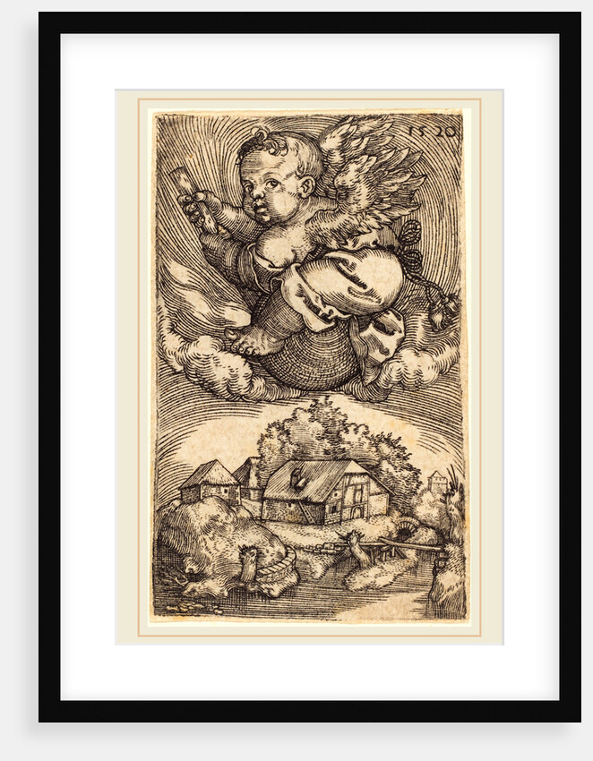 Genius on a Globe Floating in the Air, 1520 by Barthel Beham