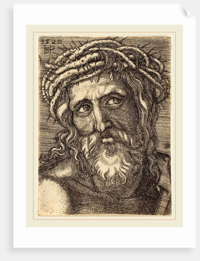 The Head of Christ, 1520 by Sebald Beham