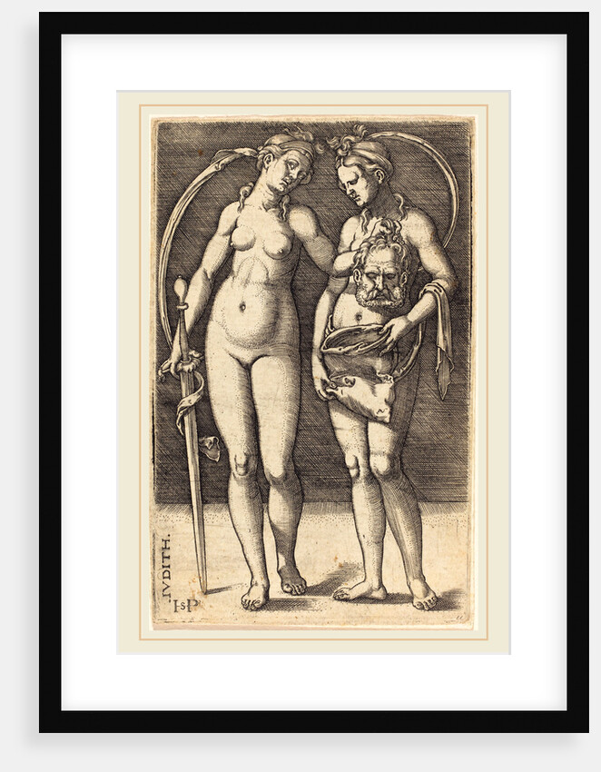 Judith and Her Servant Standing by Sebald Beham