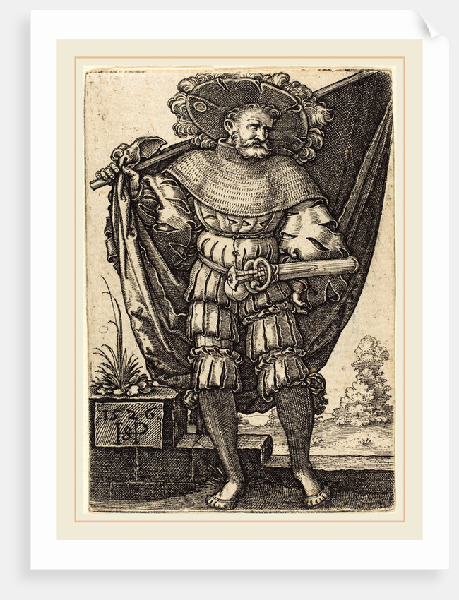 Standard Bearer, 1526 by Sebald Beham