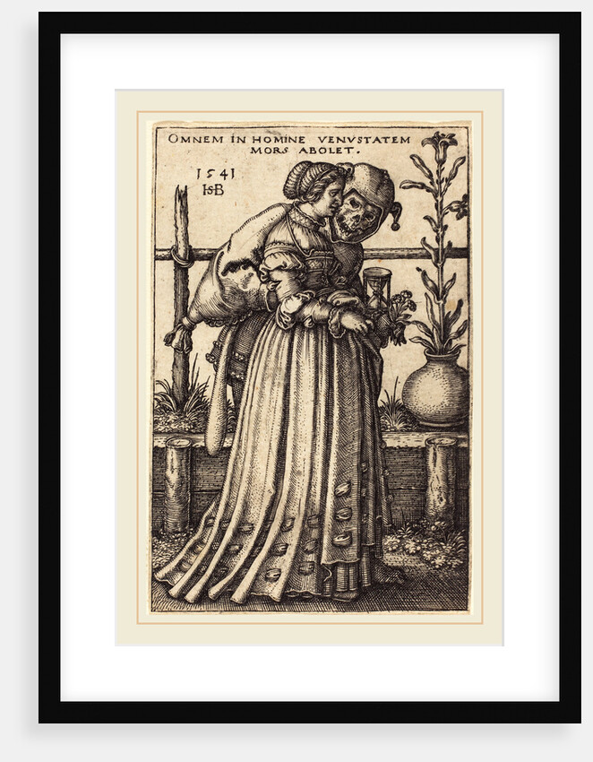 The Lady and Death, 1541 by Sebald Beham