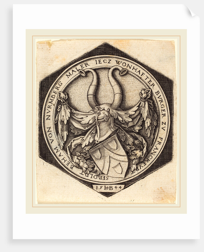Coat of Arms of H.S. Beham, 1544 by Sebald Beham