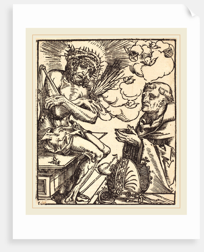 Saint Bernard Adoring the Man of Sorrows by Lucas Cranach the Elder