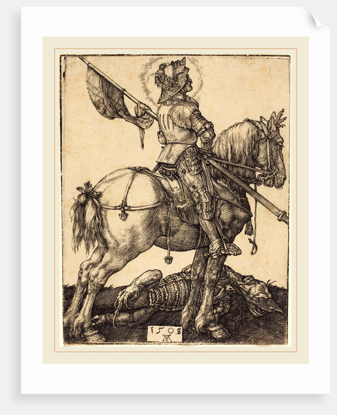 Saint George on Horseback, 1508 by Albrecht Dürer