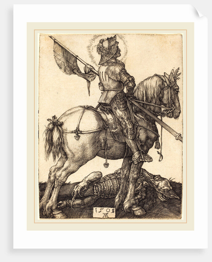 Saint George on Horseback, 1508 by Albrecht Dürer