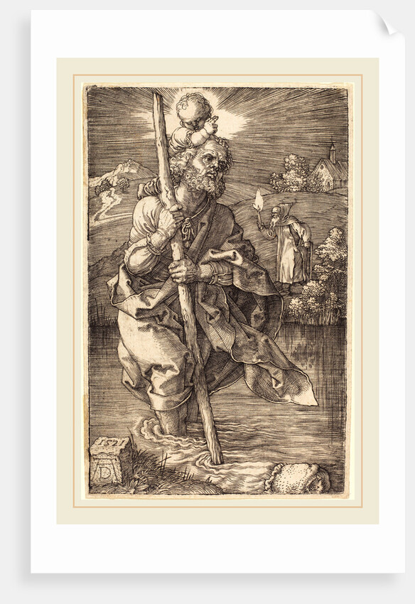Saint Christopher Facing Right, 1521 by Albrecht Dürer