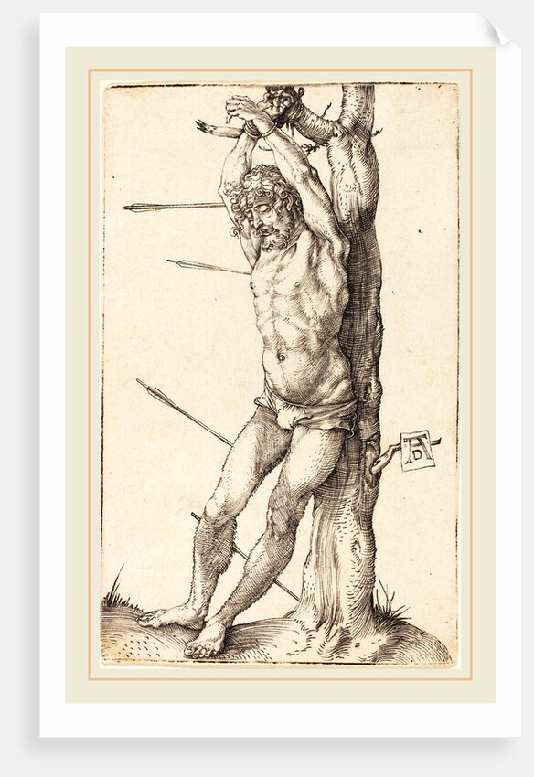 Saint Sebastian Bound to the Tree by Albrecht Dürer