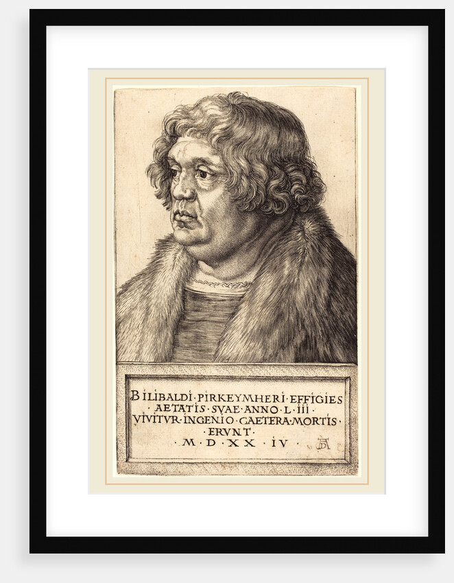 Willibald Pirckheimer, 1524 by Albrecht Dürer
