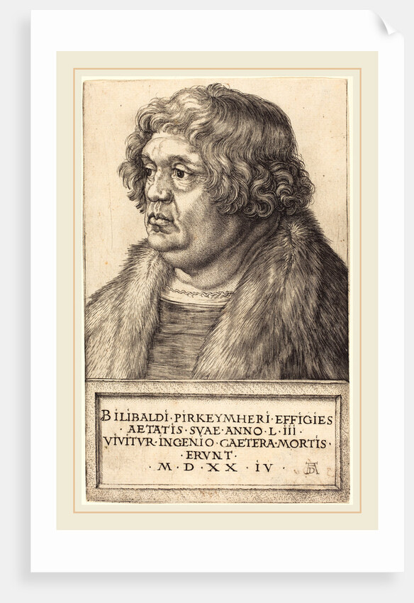 Willibald Pirckheimer, 1524 by Albrecht Dürer