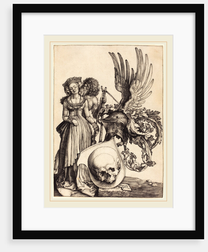 Coat of Arms with a Skull, 1503 by Albrecht Dürer