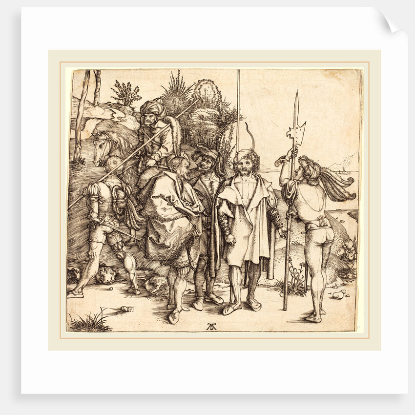 Five Soldiers and a Turk on Horseback by Albrecht Dürer