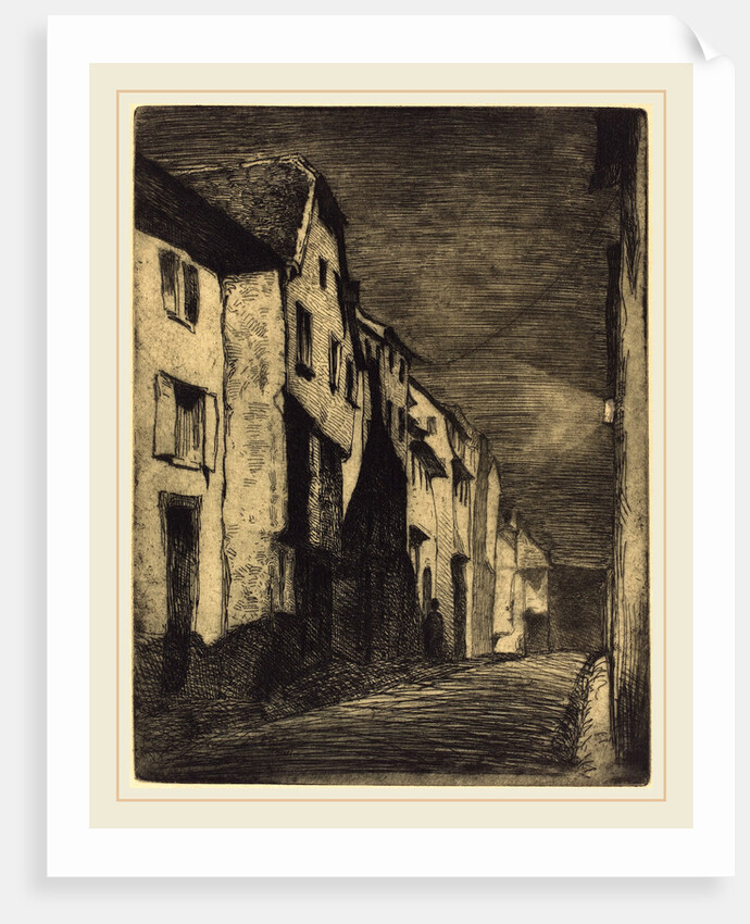 Street in Saverne, 1858 by James McNeill Whistler