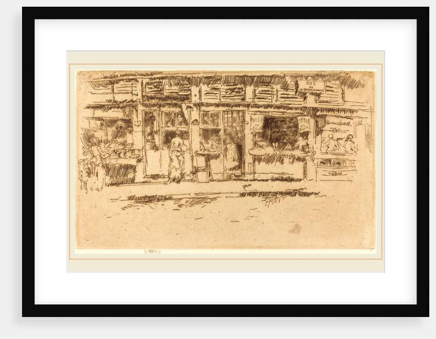 Rue de la Rochefoucault, 1893 by James McNeill Whistler
