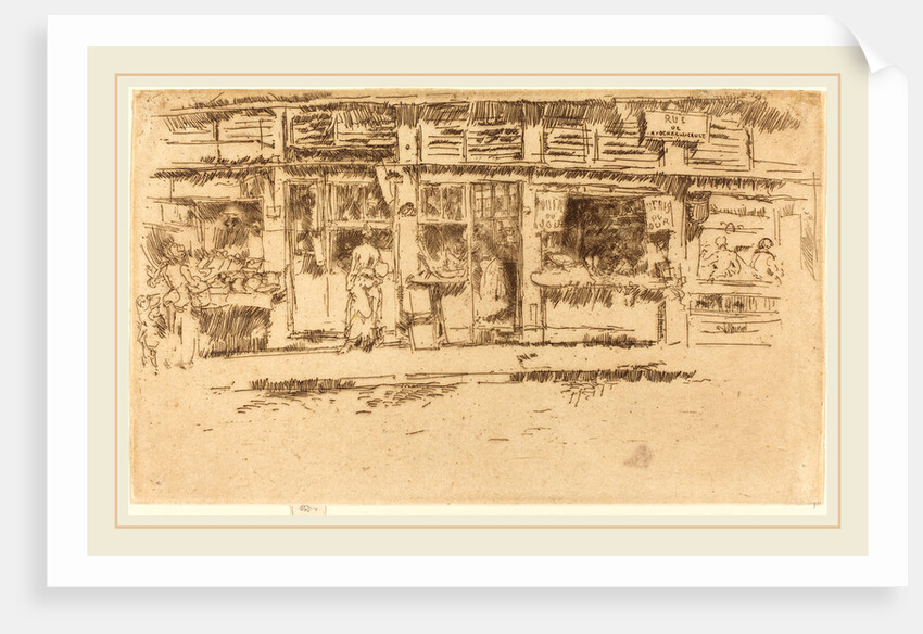 Rue de la Rochefoucault, 1893 by James McNeill Whistler