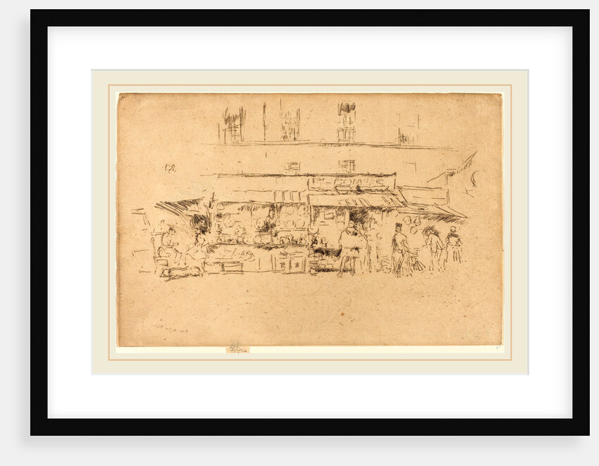 Quai de Montebello, 1893 by James McNeill Whistler