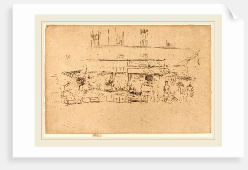 Quai de Montebello, 1893 by James McNeill Whistler