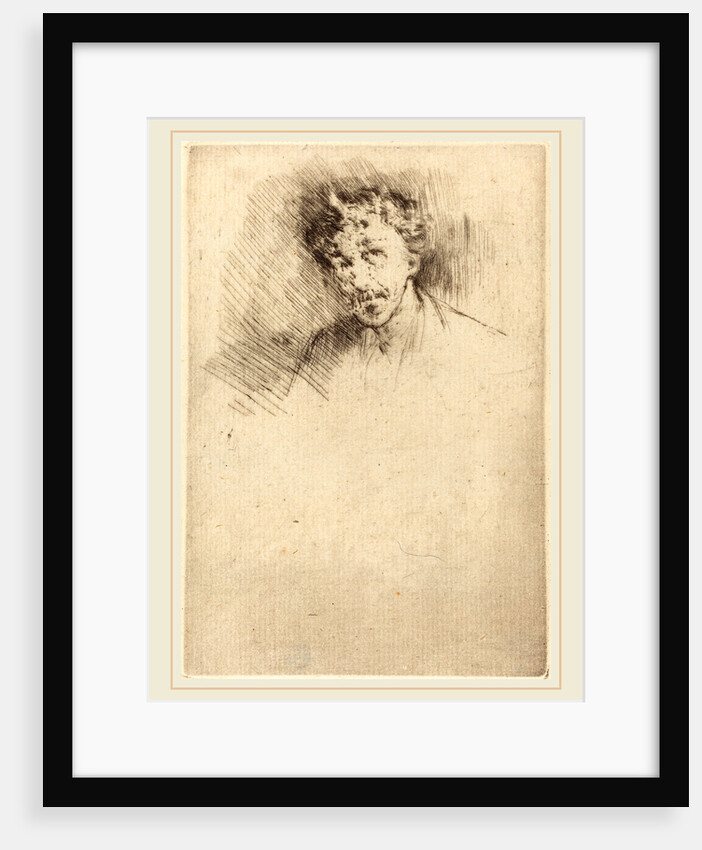 Whistler with the White Lock, 1879 by James McNeill Whistler