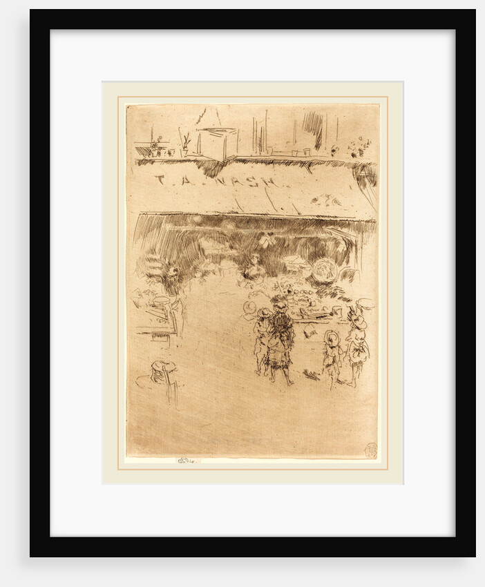 T.A. Nash's Fruit-Shop, c. 1886 by James McNeill Whistler