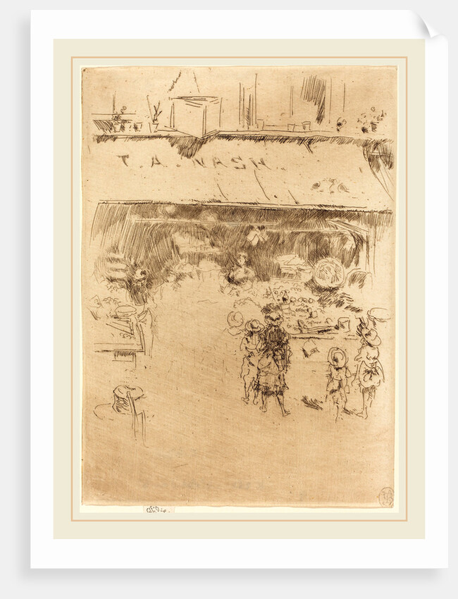 T.A. Nash's Fruit-Shop, c. 1886 by James McNeill Whistler