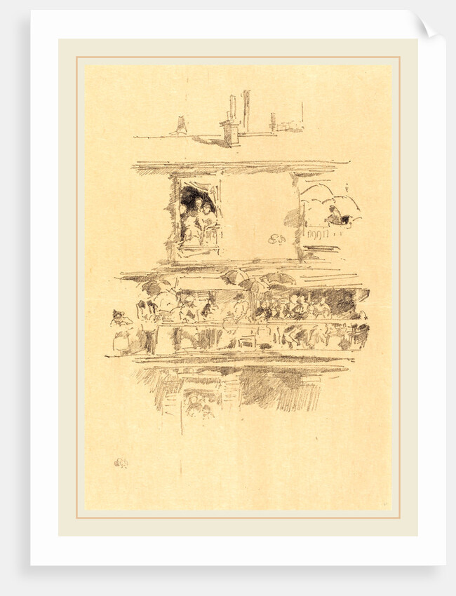 The Long Balcony, 1894 by James McNeill Whistler