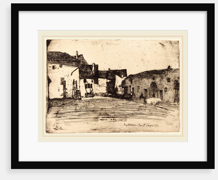 Liverdun, 1858 by James McNeill Whistler