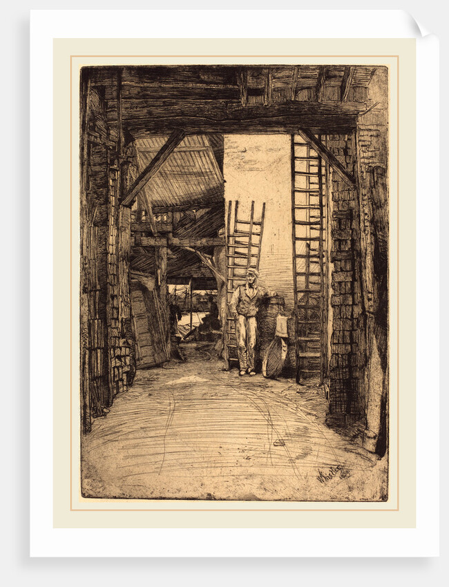 The Lime-Burner, 1859 by James McNeill Whistler