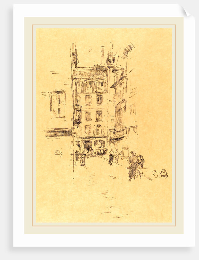 Rue Furstenberg, 1894 by James McNeill Whistler