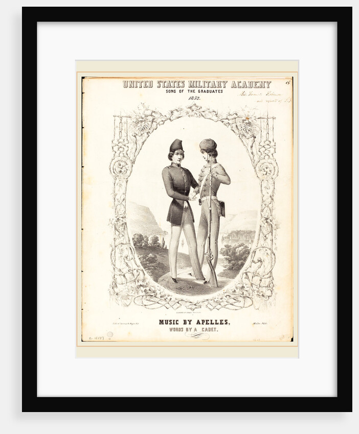 United States Military Academy, Song of the Graduates, 1852 by James McNeill Whistler