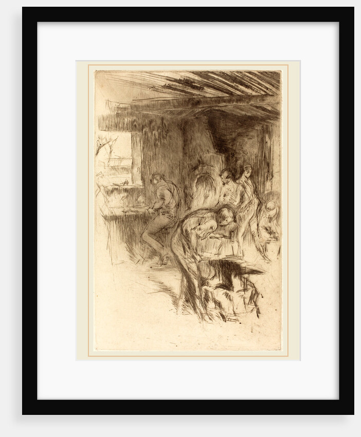 The Little Forge, 1875 by James McNeill Whistler
