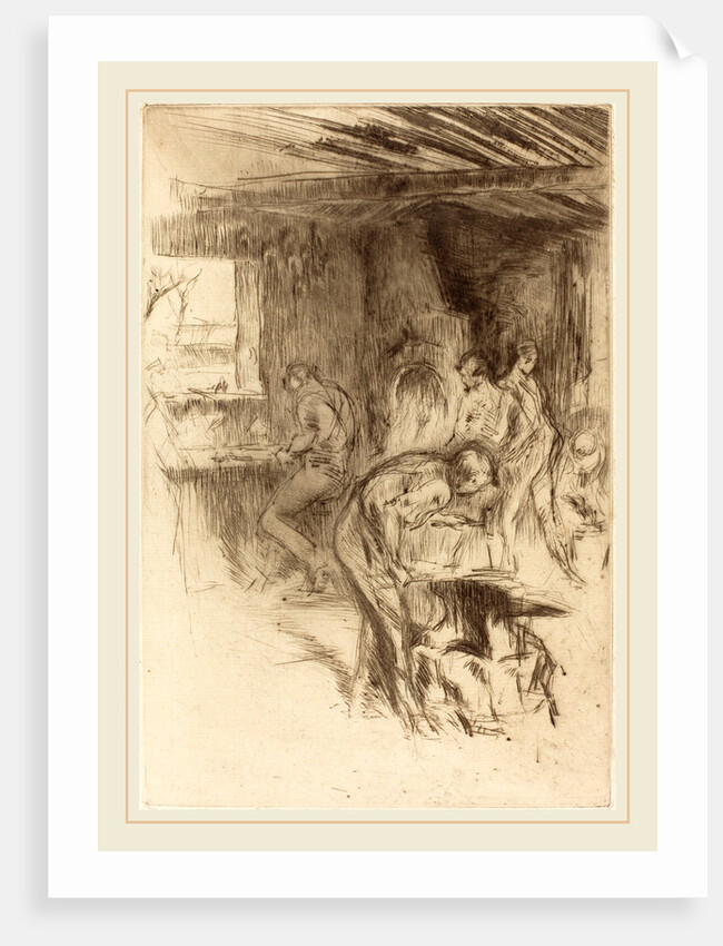 The Little Forge, 1875 by James McNeill Whistler