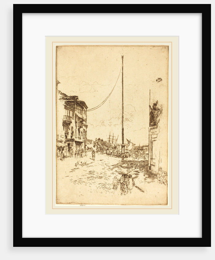 The Little Mast, 1880 by James McNeill Whistler