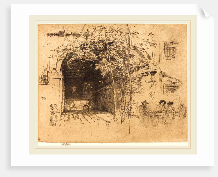 The Traghetto, No.II, 1880 by James McNeill Whistler