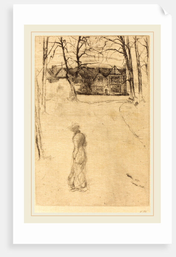Speke Hall, No.1, 1870 by James McNeill Whistler