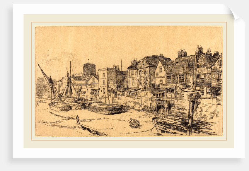 The Adam and Eve, Old Chelsea, 1879 by James McNeill Whistler