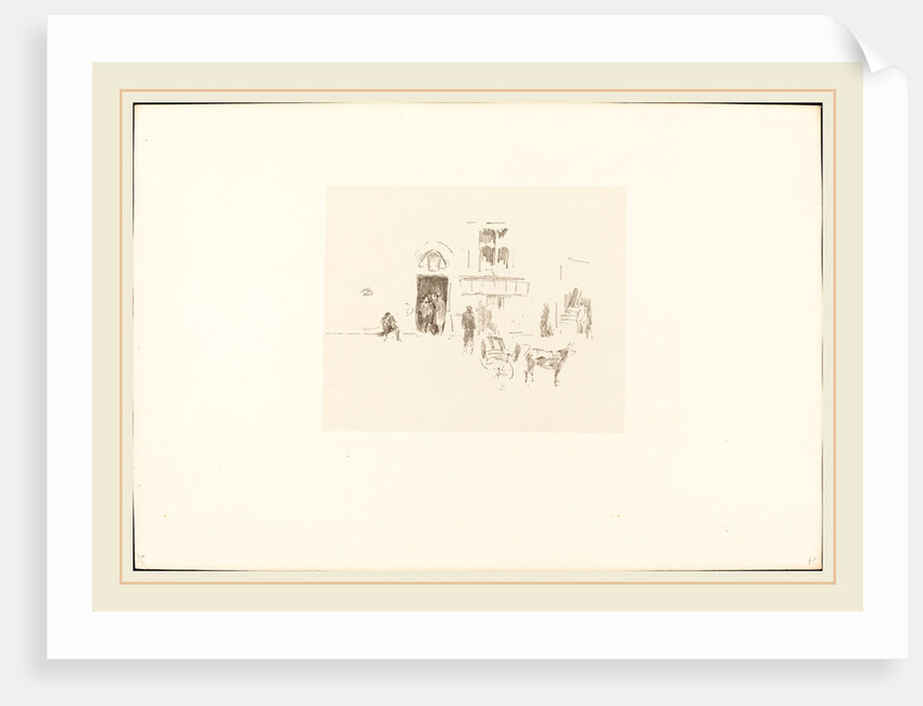 Gaiety Stage Door, 1879 by James McNeill Whistler