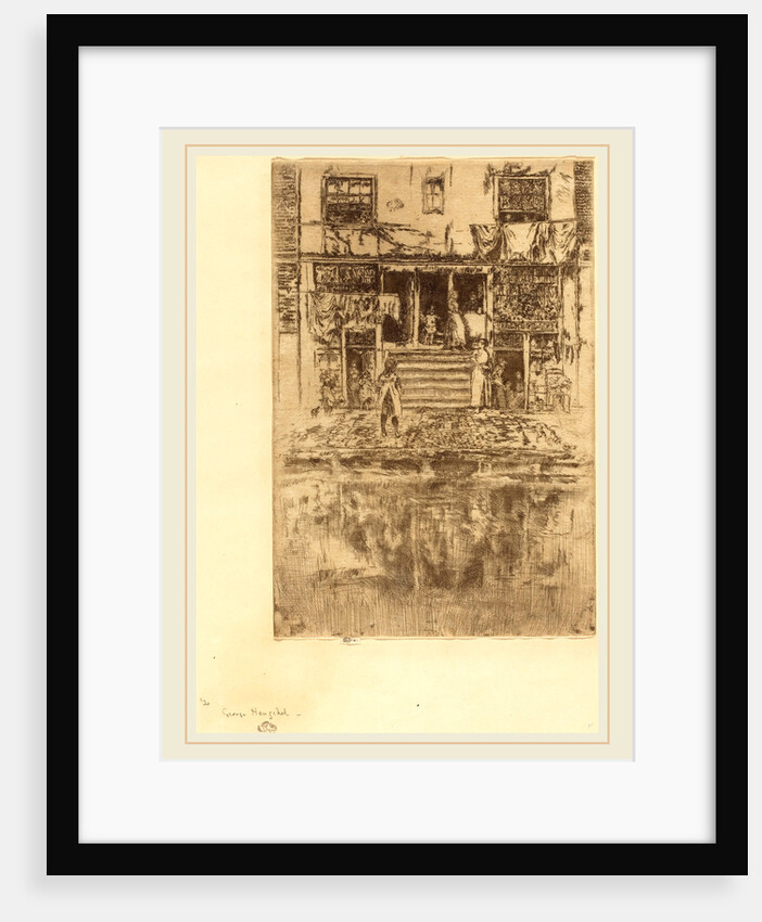 Steps, Amsterdam, 1889 by James McNeill Whistler