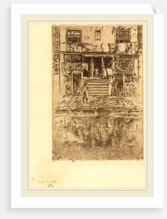 Steps, Amsterdam, 1889 by James McNeill Whistler