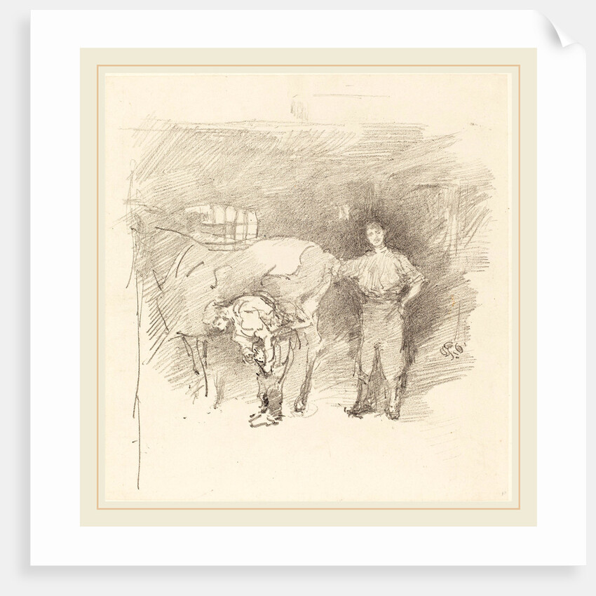 The Farriers, 1888 by James McNeill Whistler