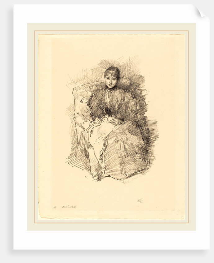 Needlework, 1896 by James McNeill Whistler