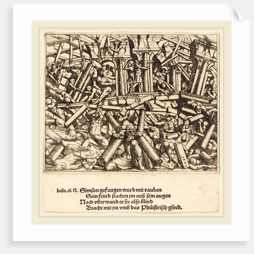 The Death of Samson, 1547 by Augustin Hirschvogel