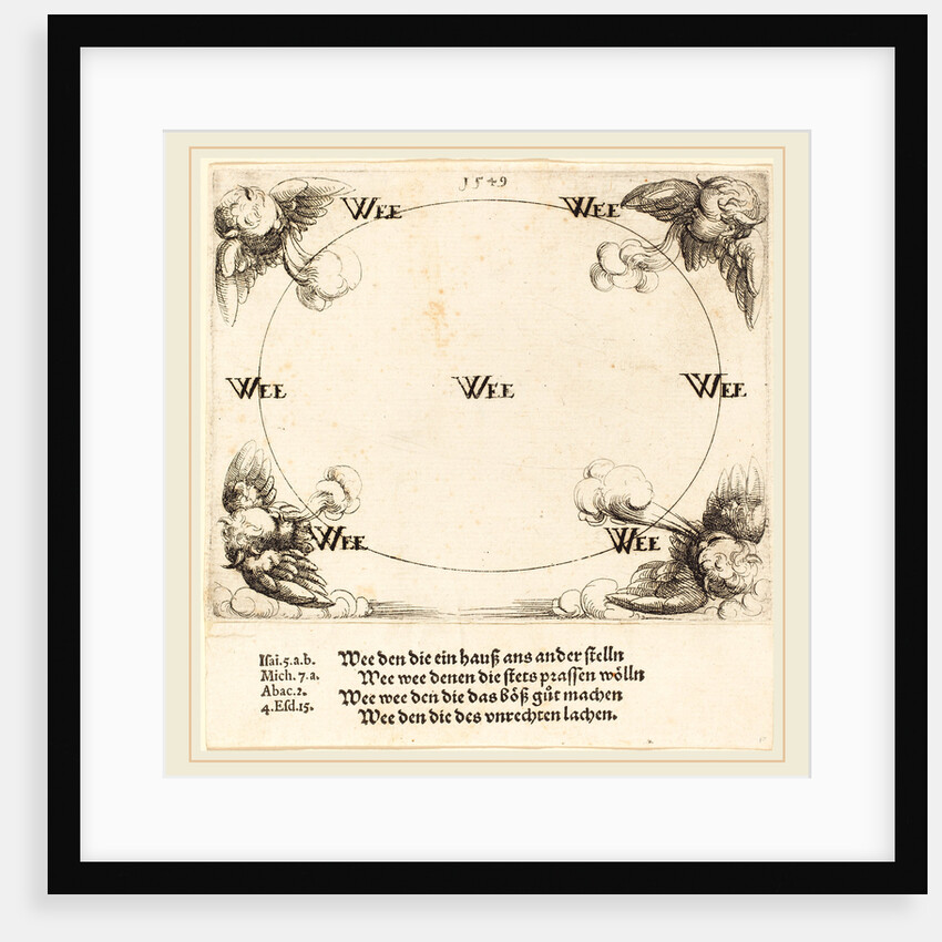 Woe is Pronounced on the Scribes and Pharisees, 1549 by Augustin Hirschvogel