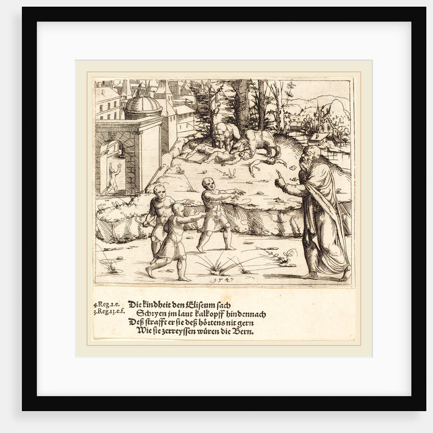 The Murder of the Children of Bethel, 1547 by Augustin Hirschvogel