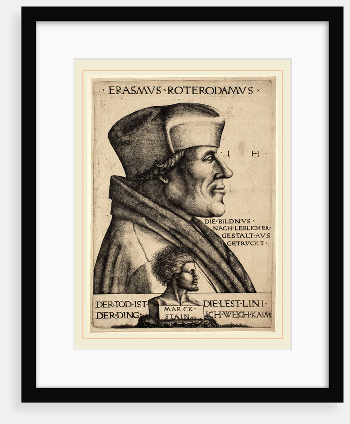 Erasmus of Rotterdam by Hieronymus Hopfer